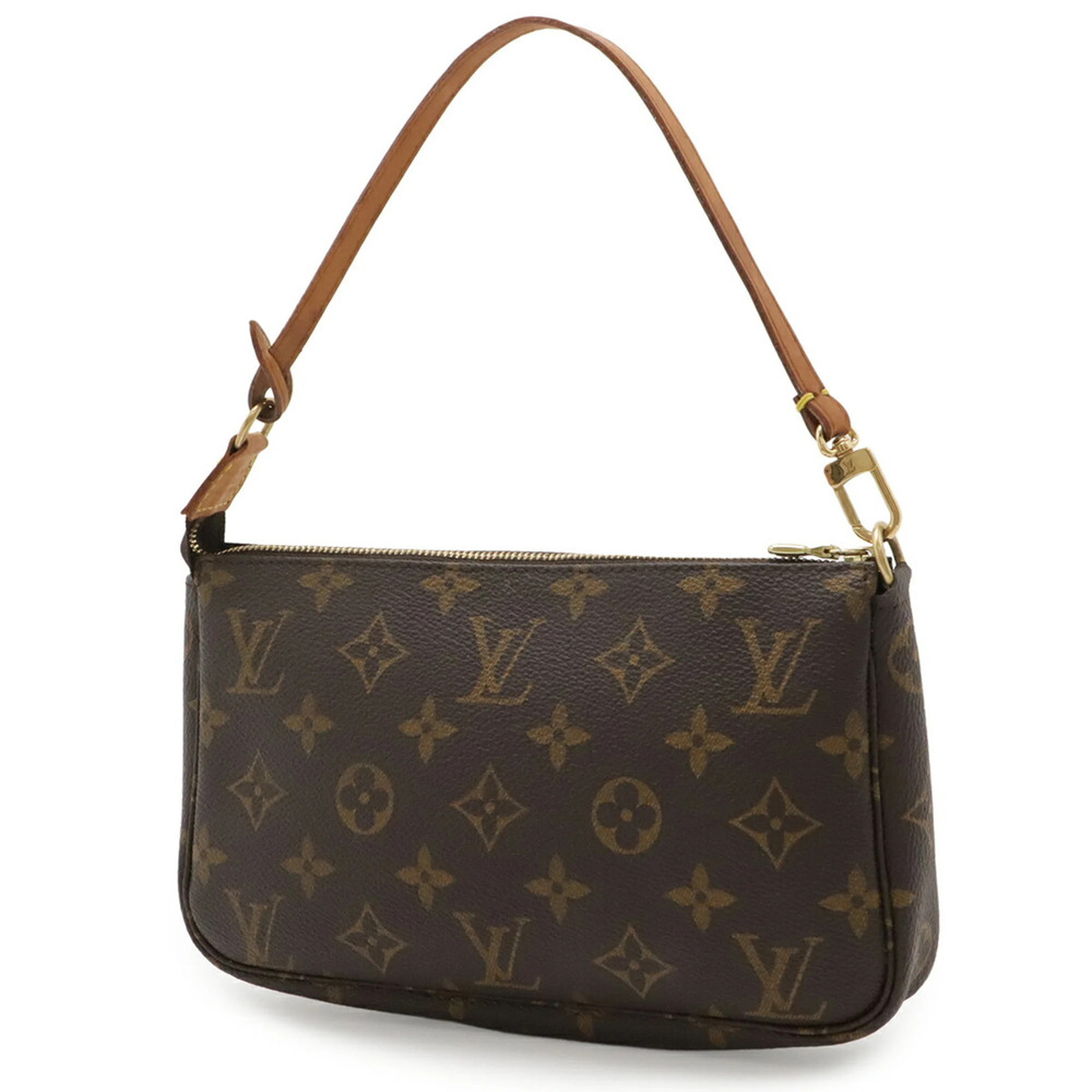 LOUIS VUITTON Authentic Brown Monogram Pochette Mini Bag - Picture 3 of 9